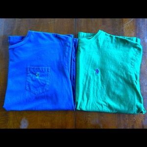 Polo Ralph Lauren T-shirts ( one with pocket )